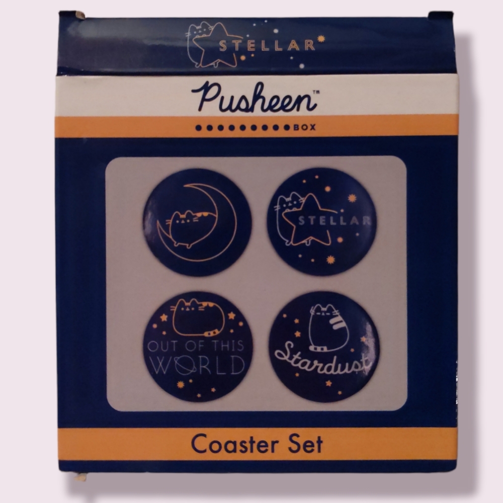 💫NEW💫 Pusheen Galaxy Coaster Set